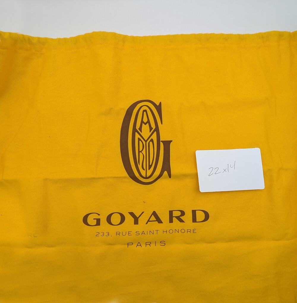 Authentic Orange Goyard Dust Bag – 22"Wx14"H for Handbags, Wallets & Accessories